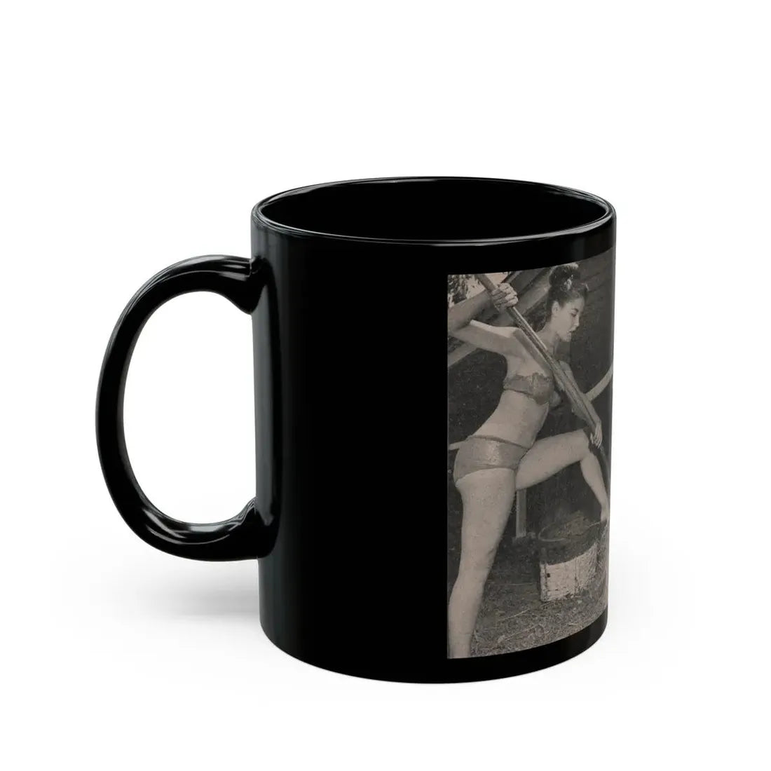 Sheree North #172 - Pages 50 & 51 from 66 PHOTOGRAPHS OF Sheree NORTH U.K. Pocket Mag. (Vintage Female Icon) Black Coffee Mug - Go Mug Yourself