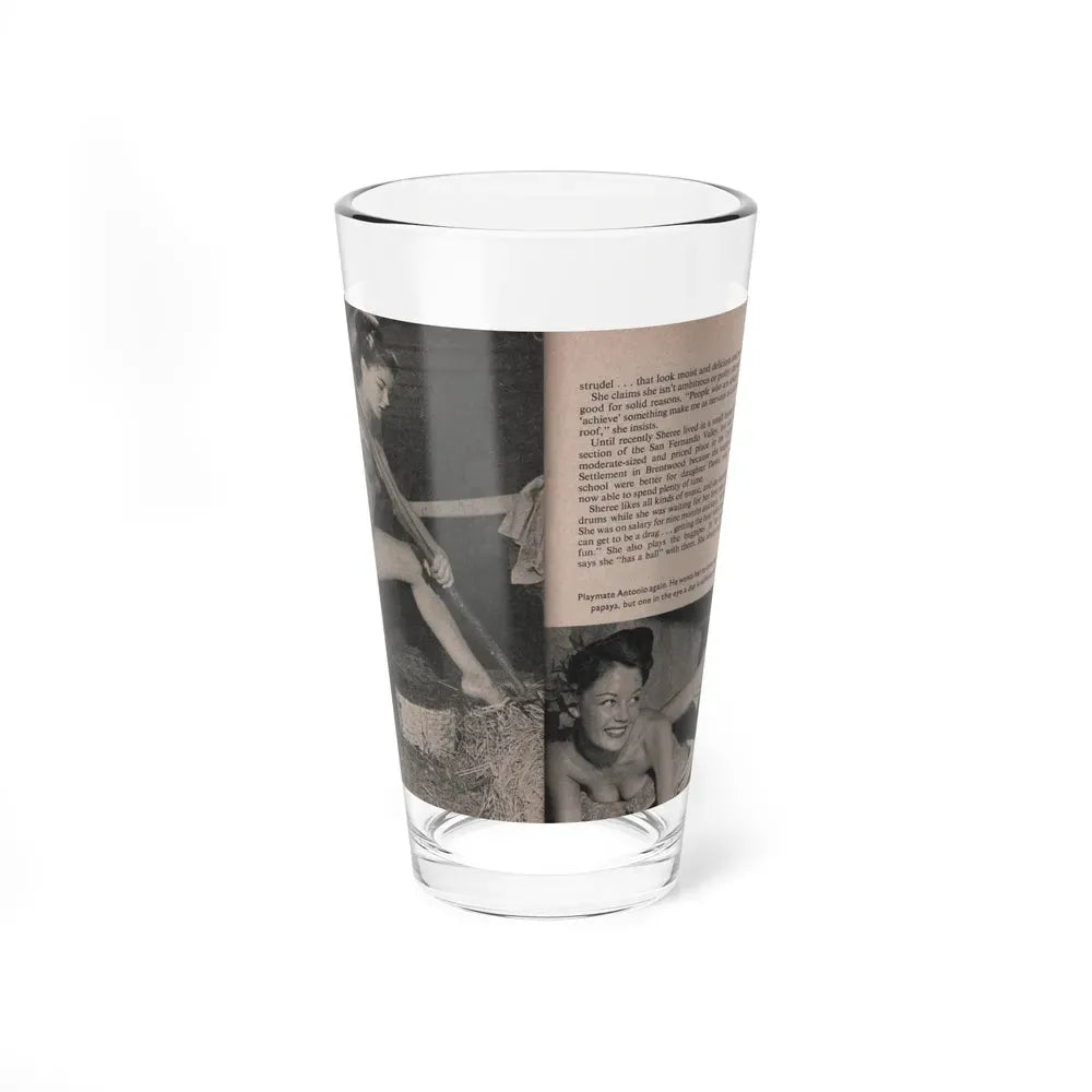 Sheree North #172 - Pages 50 & 51 from 66 PHOTOGRAPHS OF Sheree NORTH U.K. Pocket Mag. (Vintage Female Icon) Pint Glass 16oz 16oz - Go Mug Yourself