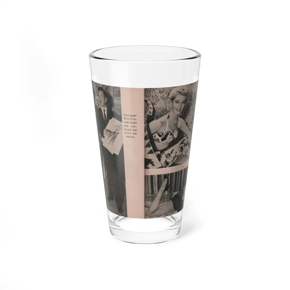 Sheree North #175 - Pages 56 & 57 from 66 PHOTOGRAPHS OF Sheree NORTH U.K. Pocket Mag. (Vintage Female Icon) Pint Glass 16oz 16oz - Go Mug Yourself