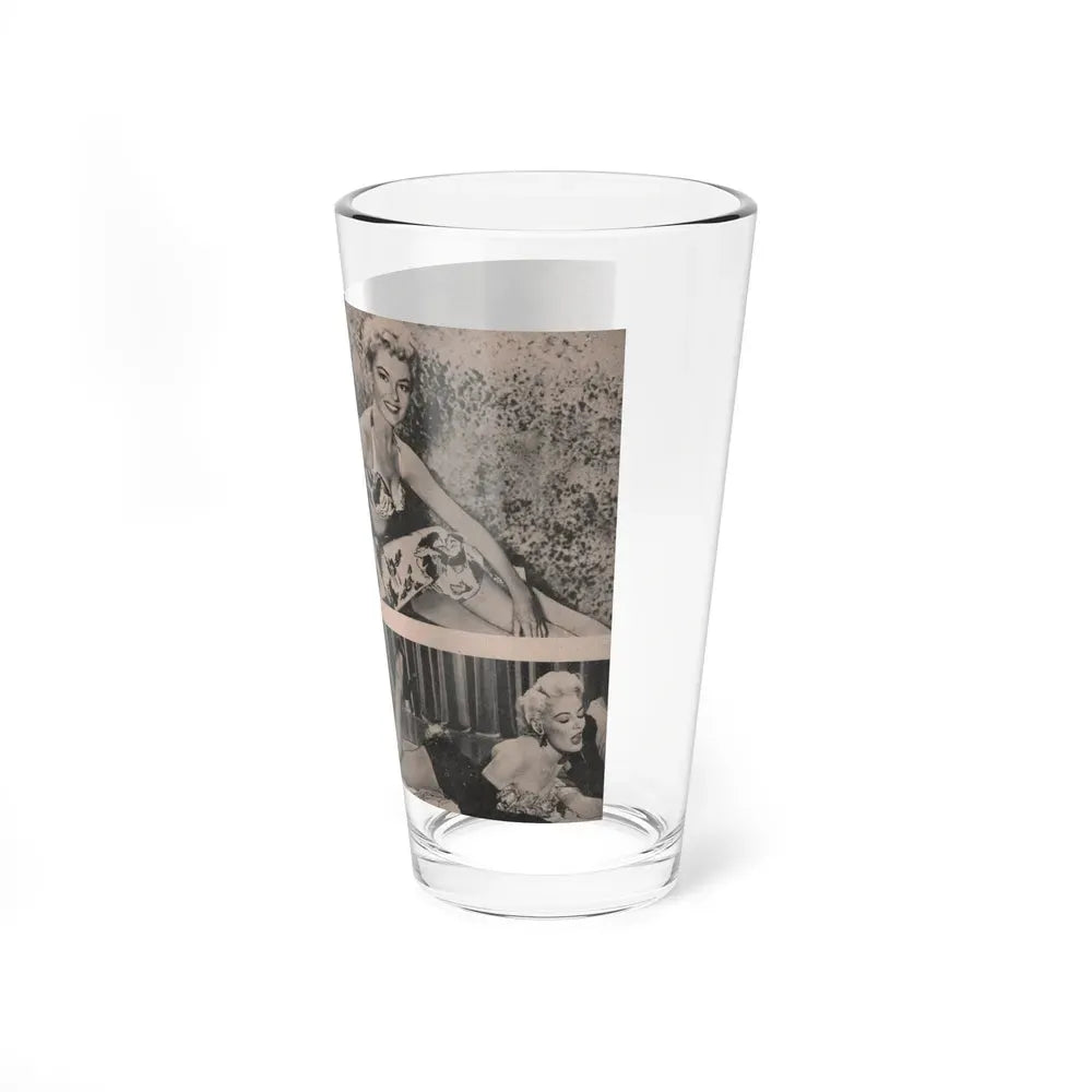 Sheree North #175 - Pages 56 & 57 from 66 PHOTOGRAPHS OF Sheree NORTH U.K. Pocket Mag. (Vintage Female Icon) Pint Glass 16oz - Go Mug Yourself