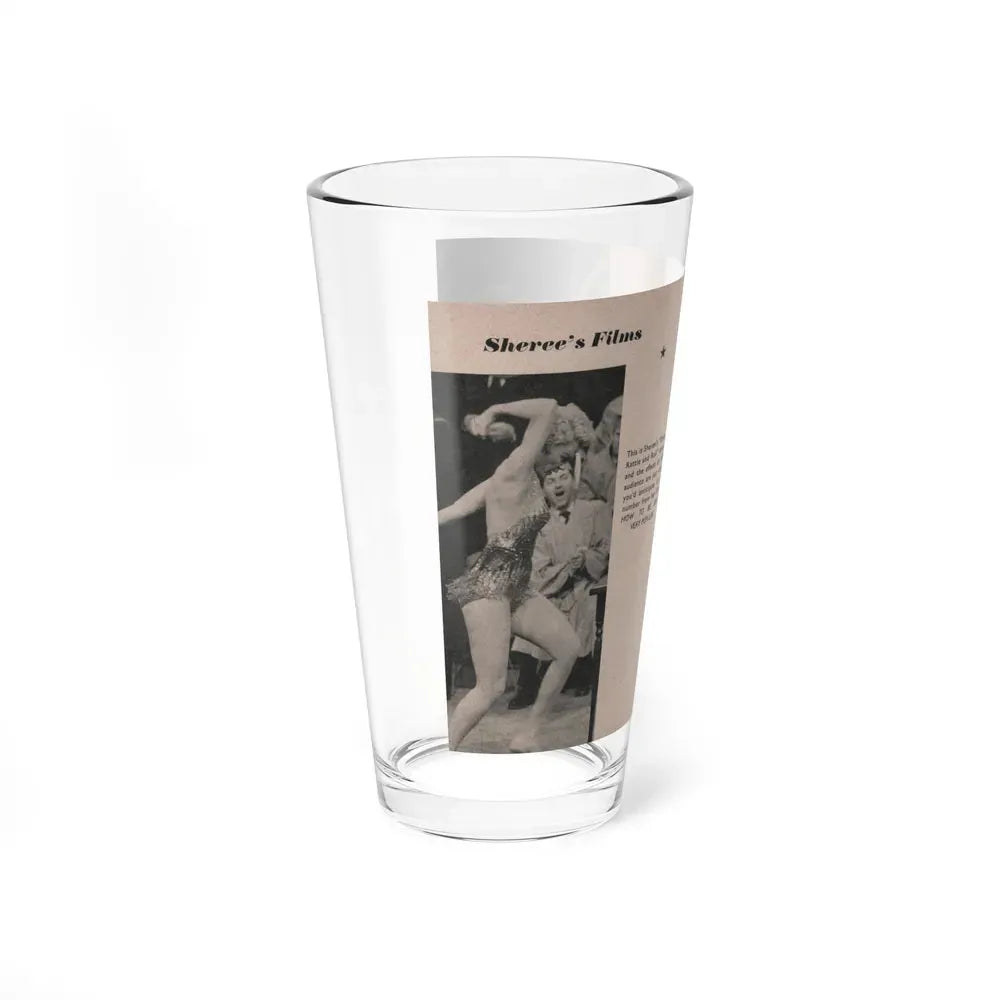 Sheree North #176 - Pages 58 & 59 from 66 PHOTOGRAPHS OF Sheree NORTH U.K. Pocket Mag. (Vintage Female Icon) Pint Glass 16oz - Go Mug Yourself