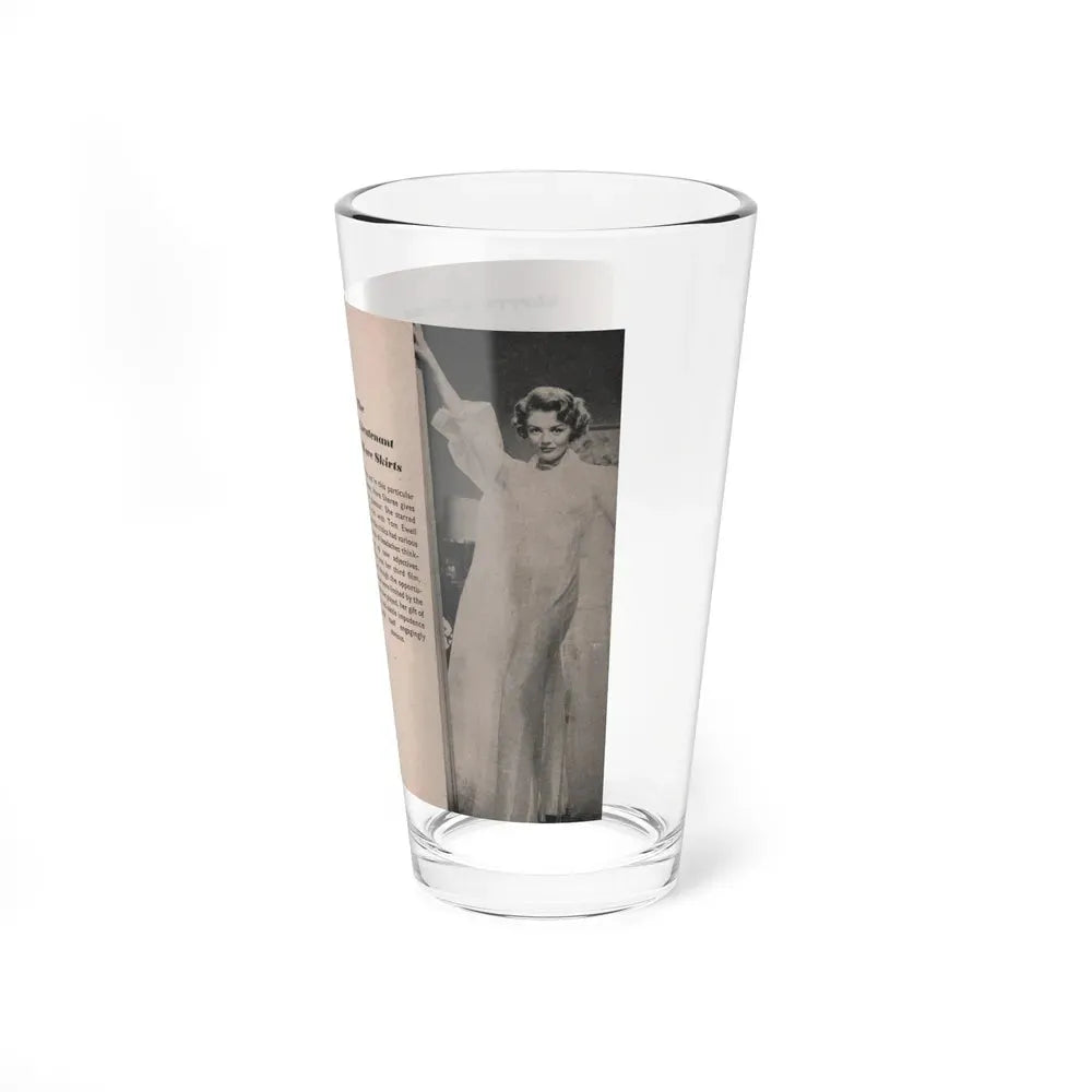 Sheree North #176 - Pages 58 & 59 from 66 PHOTOGRAPHS OF Sheree NORTH U.K. Pocket Mag. (Vintage Female Icon) Pint Glass 16oz - Go Mug Yourself