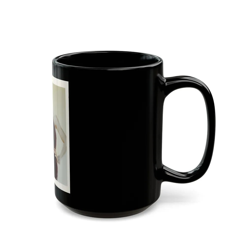Sheree North #18 (Vintage Female Icon) Black Coffee Mug-Go Mug Yourself