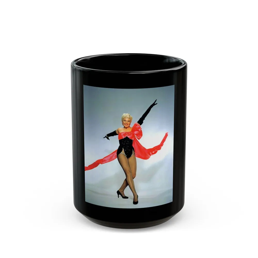 Sheree North #181 (Vintage Female Icon) Black Coffee Mug-15oz-Go Mug Yourself