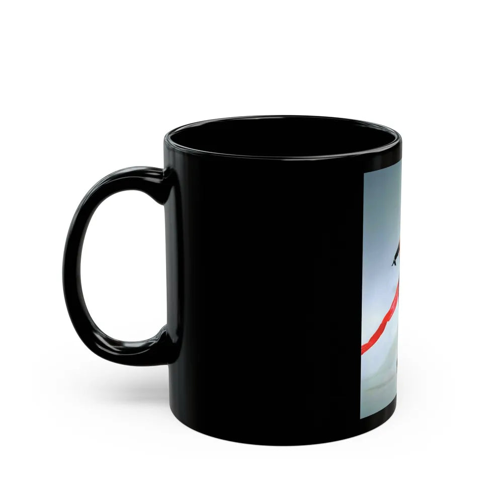Sheree North #181 (Vintage Female Icon) Black Coffee Mug-Go Mug Yourself