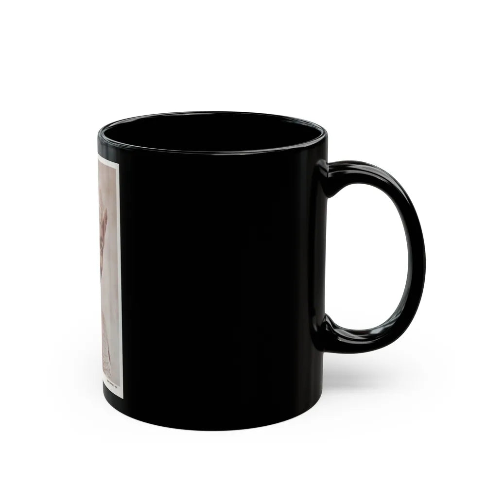 Sheree North #182 (Vintage Female Icon) Black Coffee Mug-Go Mug Yourself
