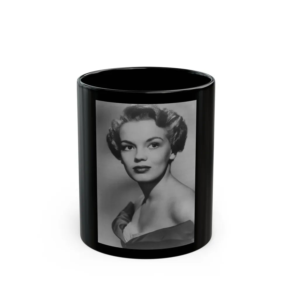 Sheree North #185 (Vintage Female Icon) Black Coffee Mug-11oz-Go Mug Yourself