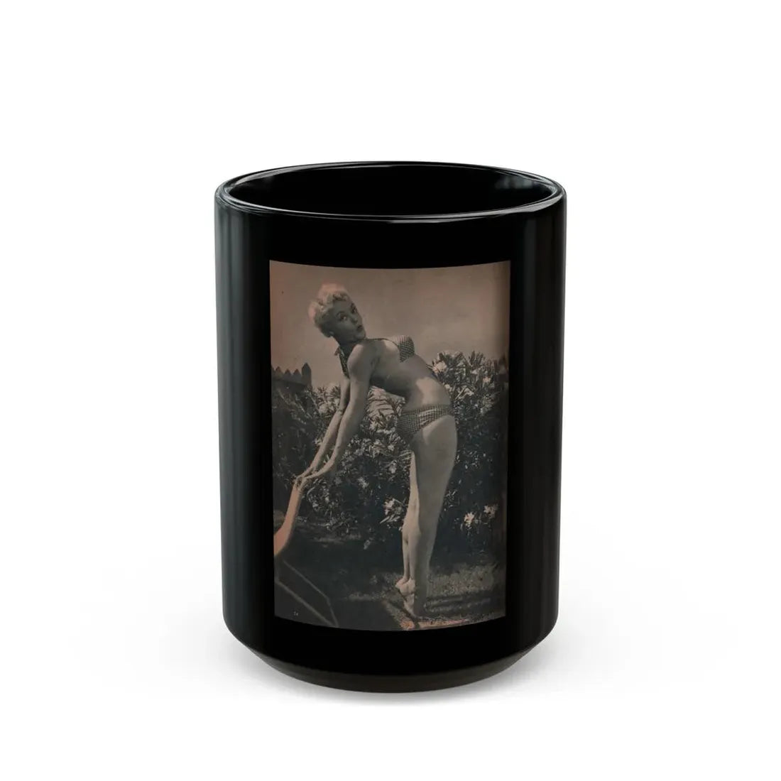 Sheree North #196 - Pages 3 & 4 of 6 with, 3 B&W Photos & Captions from EYE Digest Mag. Oct. 531 (Vintage Female Icon) Black Coffee Mug 15oz - Go Mug Yourself