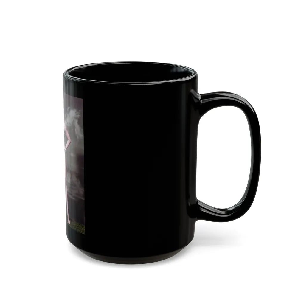 Sheree North #205 (Vintage Female Icon) Black Coffee Mug-Go Mug Yourself