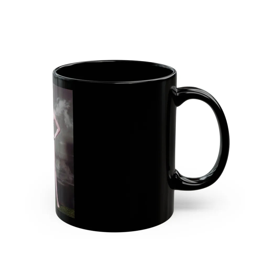 Sheree North #205 (Vintage Female Icon) Black Coffee Mug-Go Mug Yourself