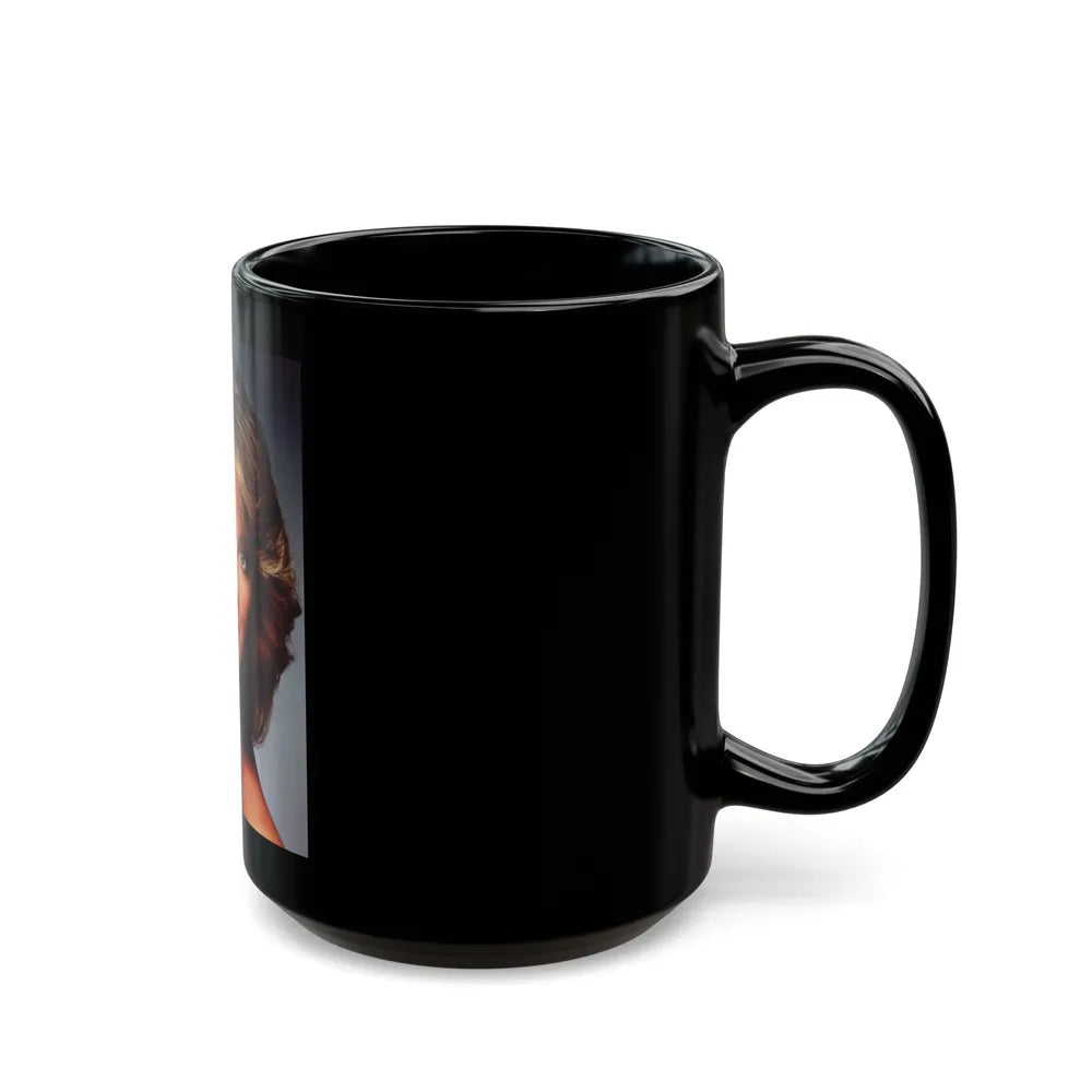 Sheree North #210 (Vintage Female Icon) Black Coffee Mug-Go Mug Yourself