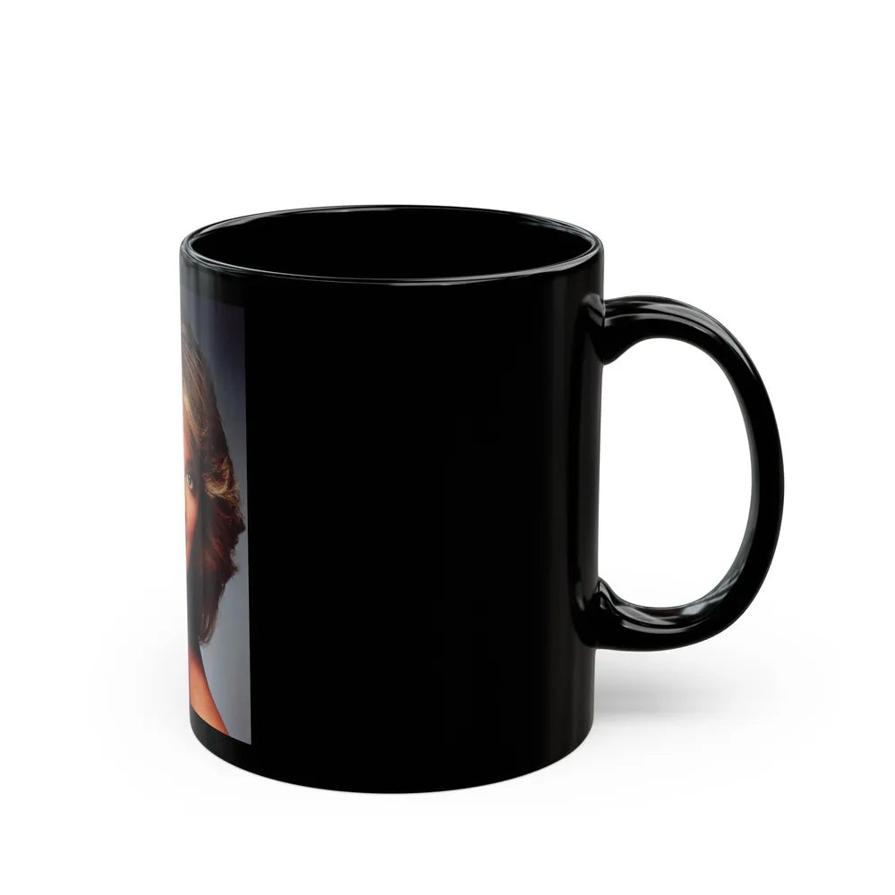 Sheree North #210 (Vintage Female Icon) Black Coffee Mug-Go Mug Yourself