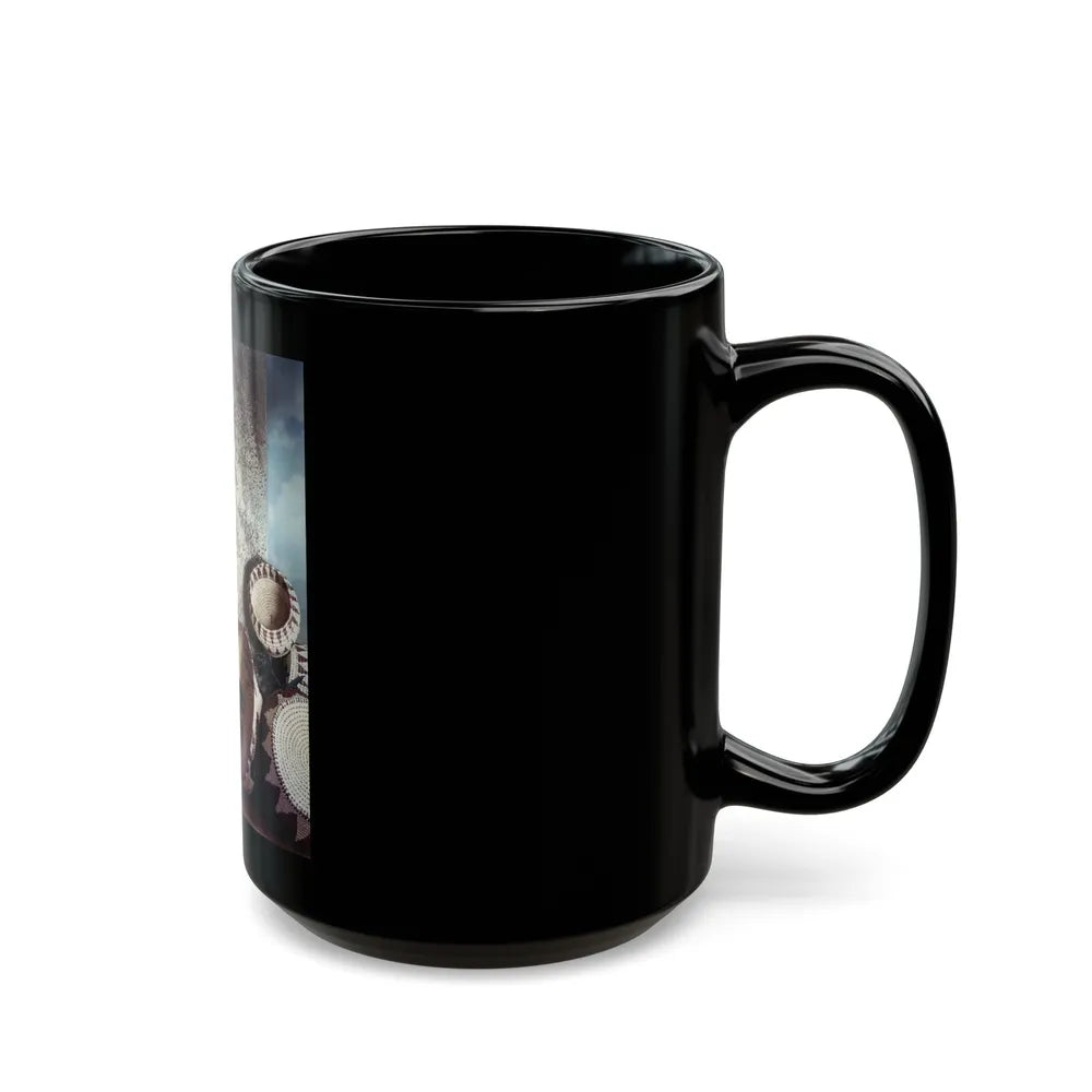 Sheree North #212 (Vintage Female Icon) Black Coffee Mug-Go Mug Yourself