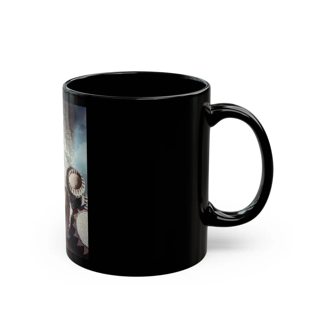 Sheree North #212 (Vintage Female Icon) Black Coffee Mug-Go Mug Yourself