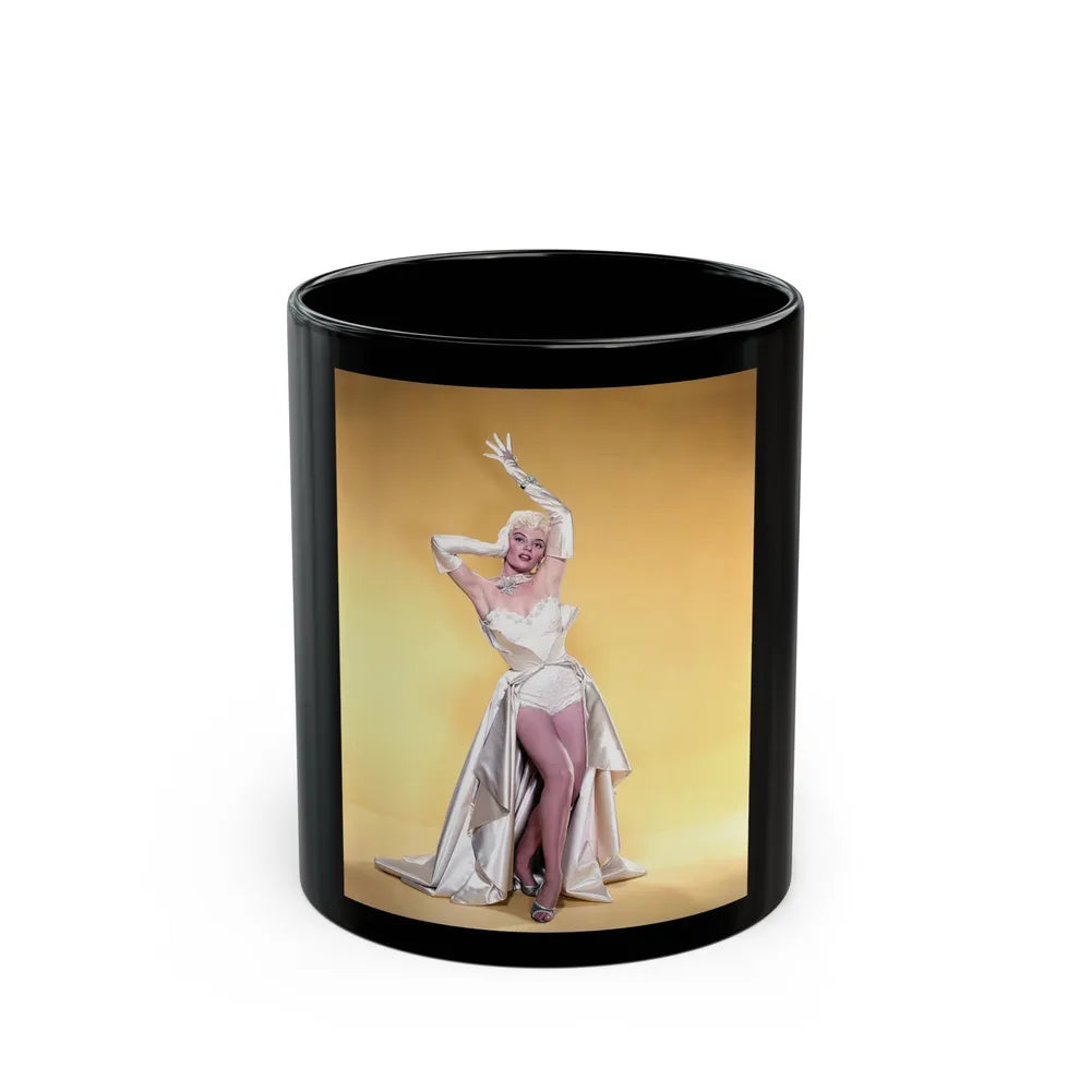 Sheree North #219 (Vintage Female Icon) Black Coffee Mug-11oz-Go Mug Yourself
