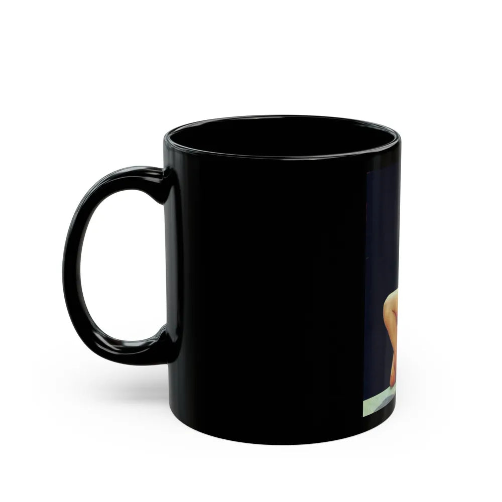 Sheree North #220 (Vintage Female Icon) Black Coffee Mug-Go Mug Yourself