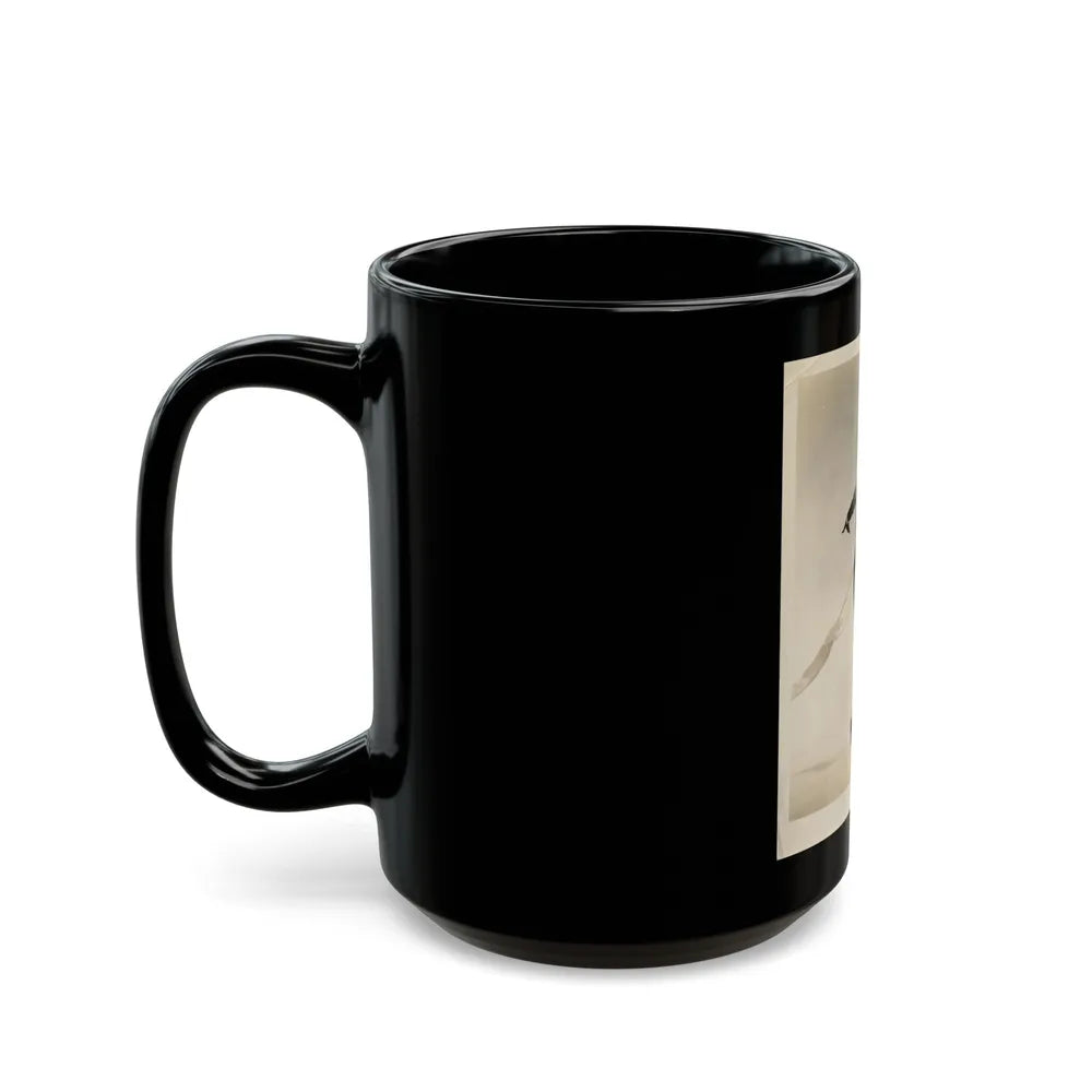Sheree North #228 (Vintage Female Icon) Black Coffee Mug-Go Mug Yourself
