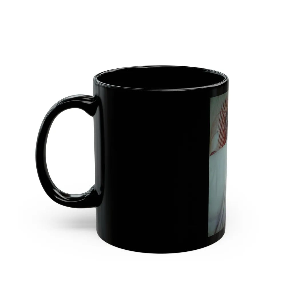 Sheree North #235 (Vintage Female Icon) Black Coffee Mug-Go Mug Yourself