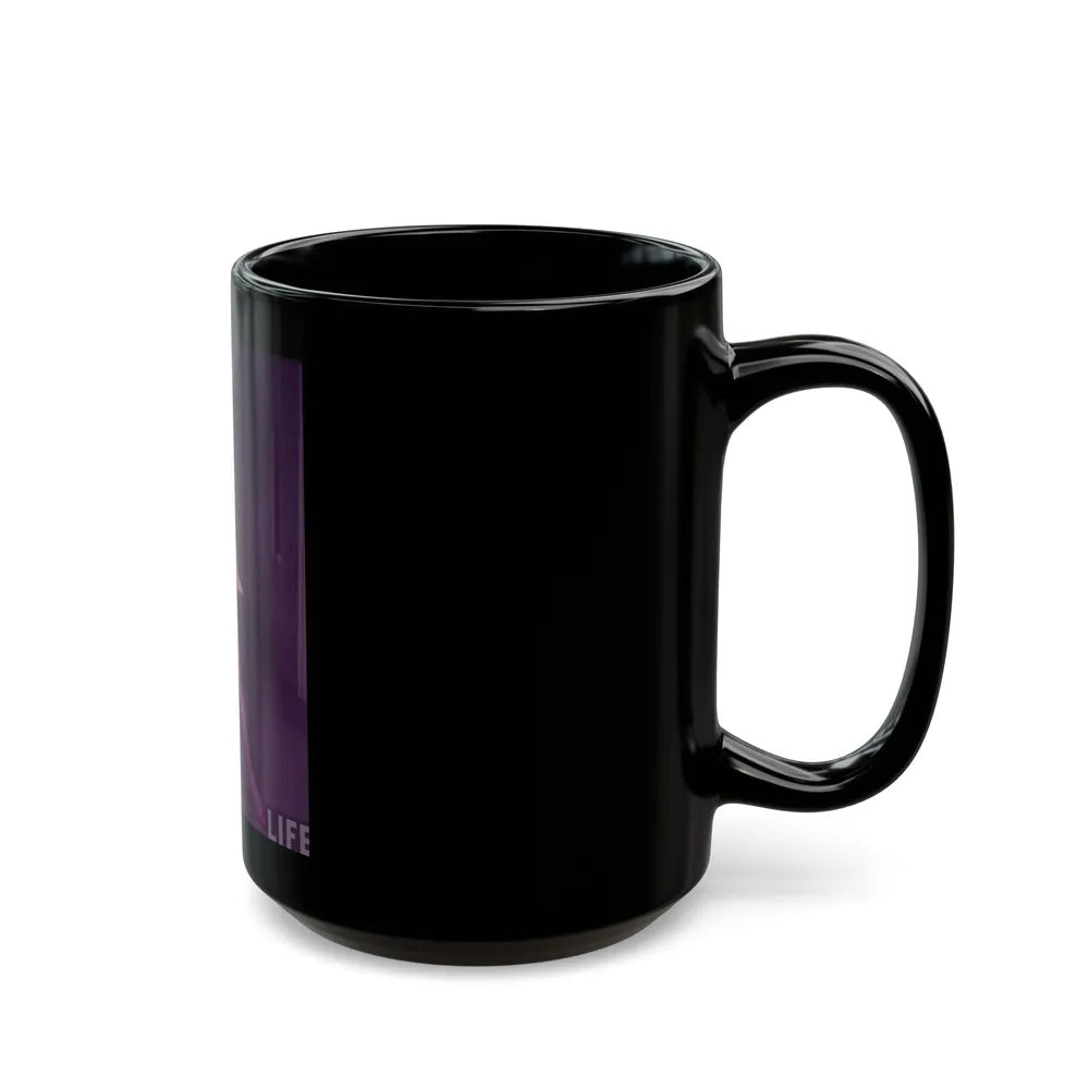 Sheree North #243 (Vintage Female Icon) Black Coffee Mug-Go Mug Yourself