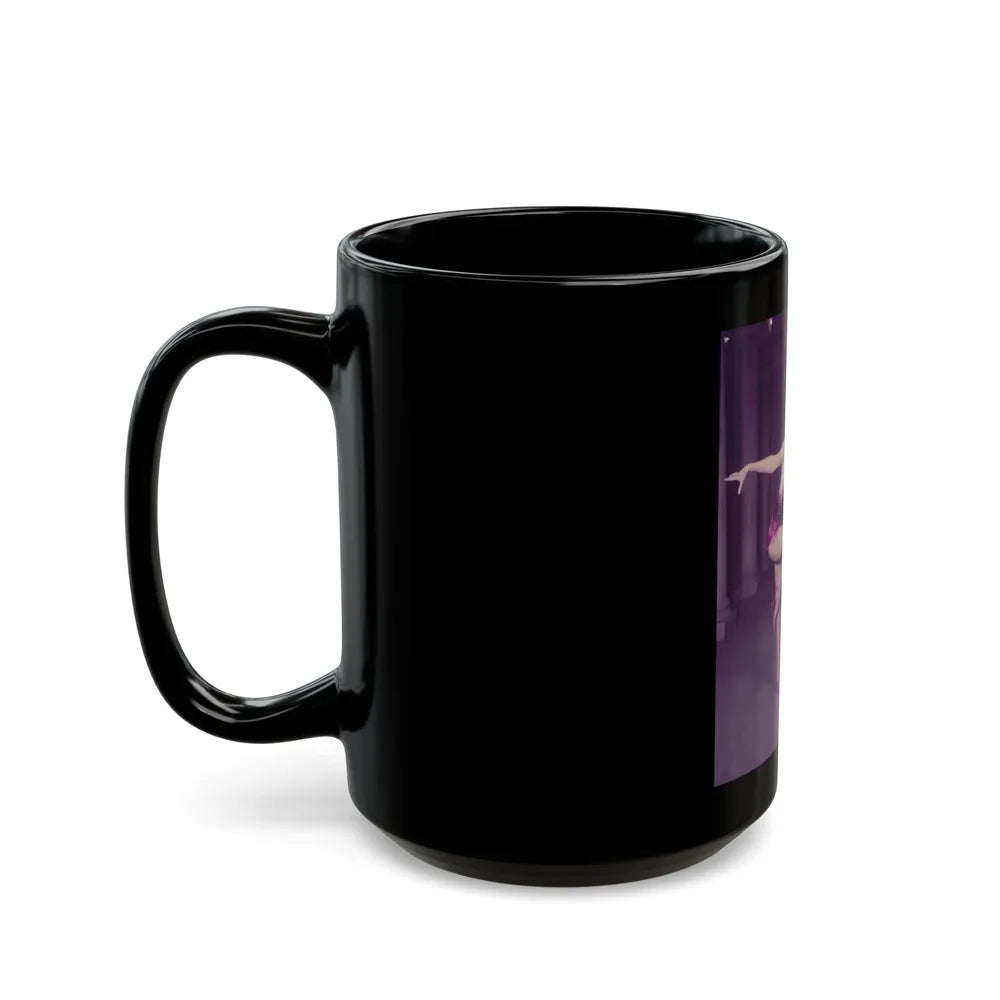 Sheree North #245 (Vintage Female Icon) Black Coffee Mug-Go Mug Yourself