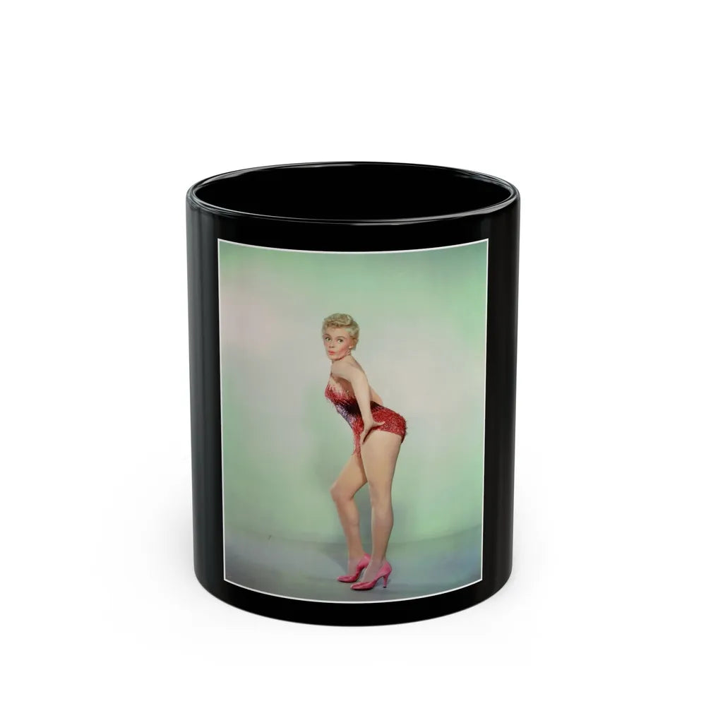 Sheree North #249 (Vintage Female Icon) Black Coffee Mug-11oz-Go Mug Yourself