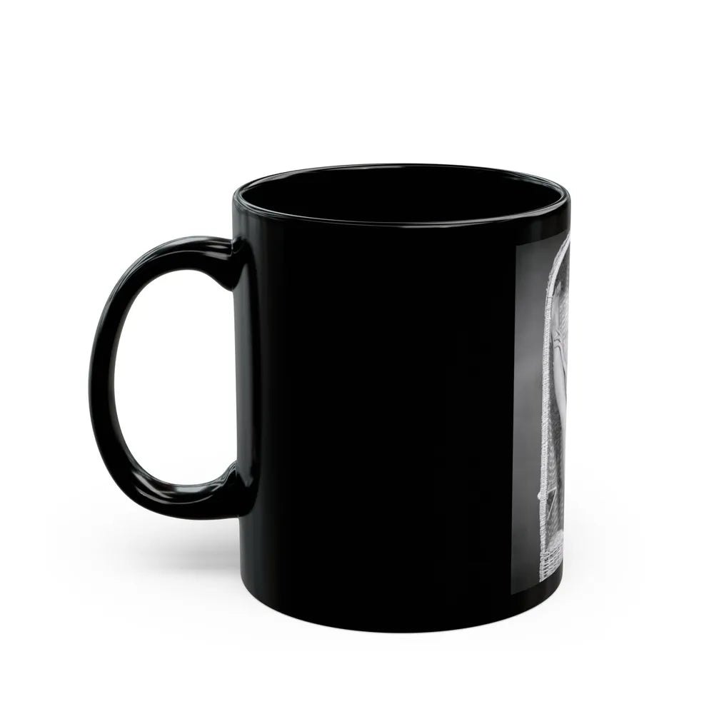 Sheree North #2511 (Vintage Female Icon) Black Coffee Mug-Go Mug Yourself