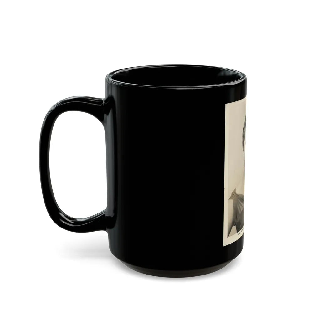 Sheree North #264 (Vintage Female Icon) Black Coffee Mug-Go Mug Yourself