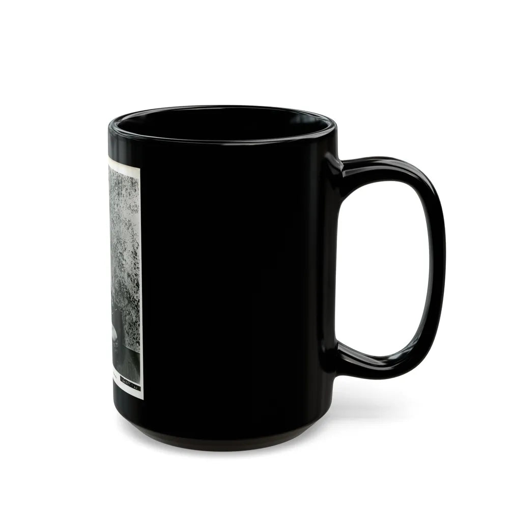Sheree North #265 (Vintage Female Icon) Black Coffee Mug-Go Mug Yourself