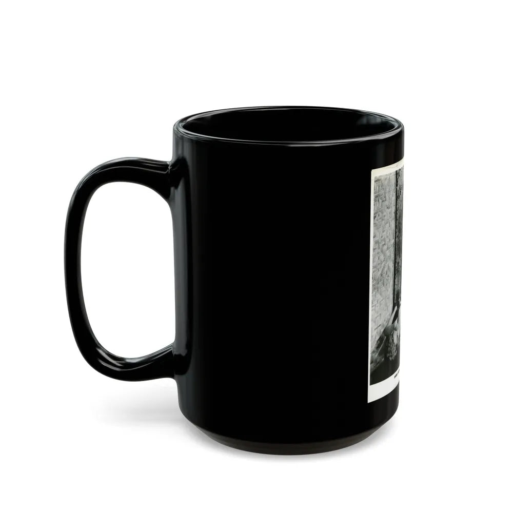 Sheree North #265 (Vintage Female Icon) Black Coffee Mug-Go Mug Yourself