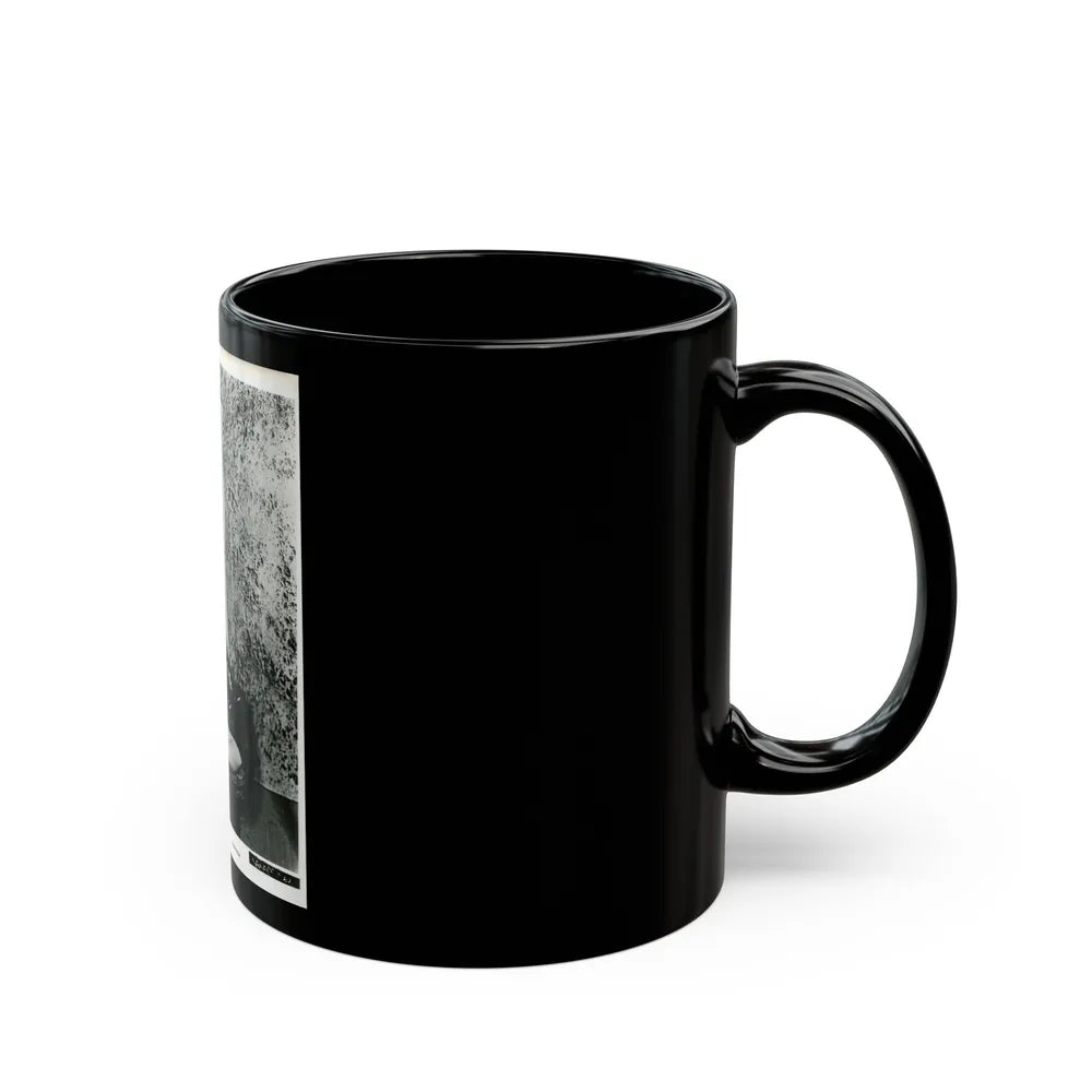 Sheree North #265 (Vintage Female Icon) Black Coffee Mug-Go Mug Yourself