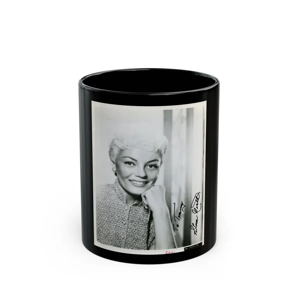 Sheree North #271 (Vintage Female Icon) Black Coffee Mug-11oz-Go Mug Yourself