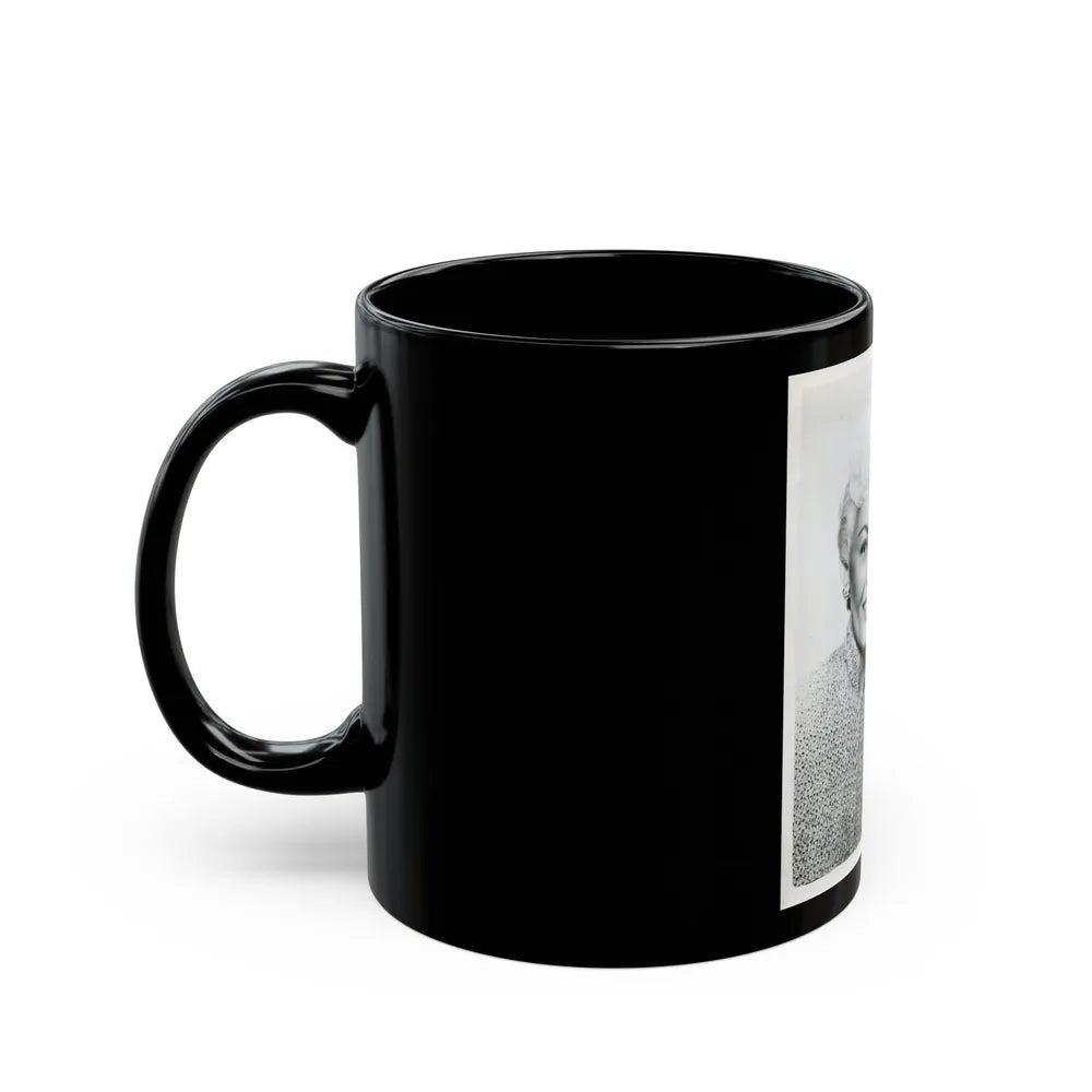 Sheree North #271 (Vintage Female Icon) Black Coffee Mug-Go Mug Yourself