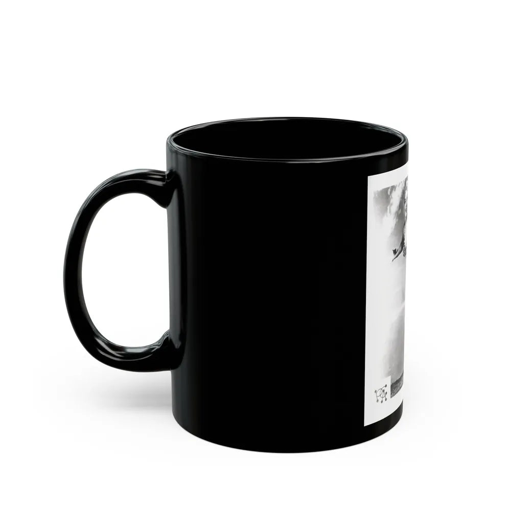 Sheree North #272 (Vintage Female Icon) Black Coffee Mug-Go Mug Yourself