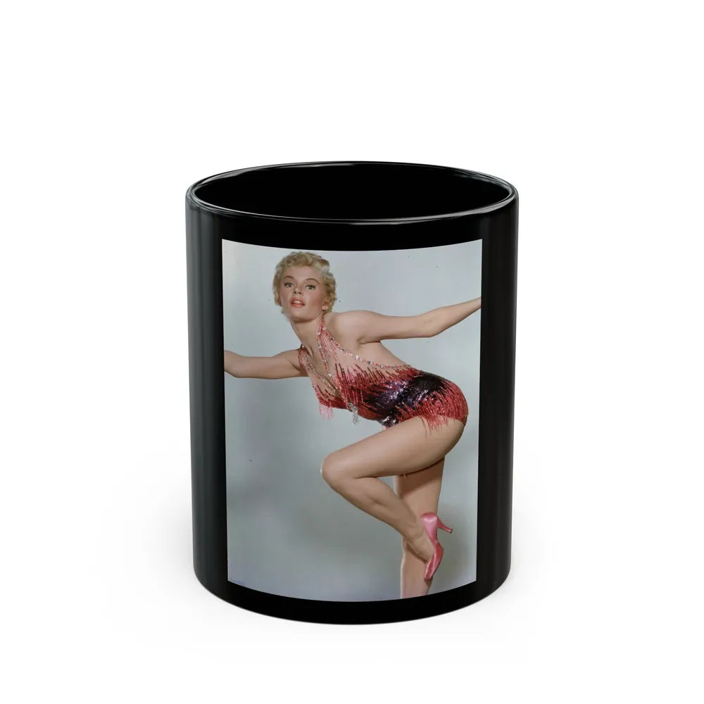 Sheree North #289 (Vintage Female Icon) Black Coffee Mug-11oz-Go Mug Yourself