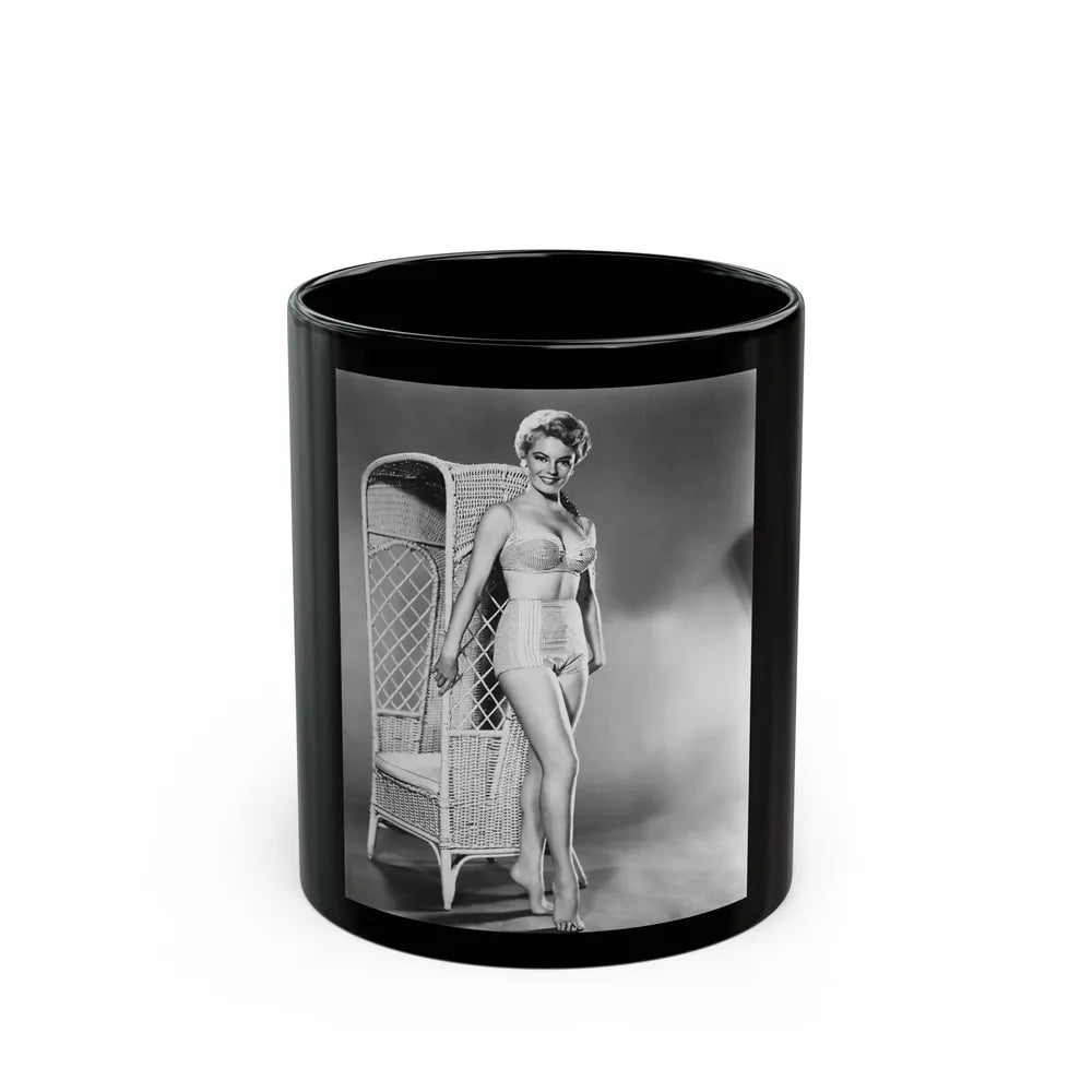 Sheree North #29 (Vintage Female Icon) Black Coffee Mug-11oz-Go Mug Yourself