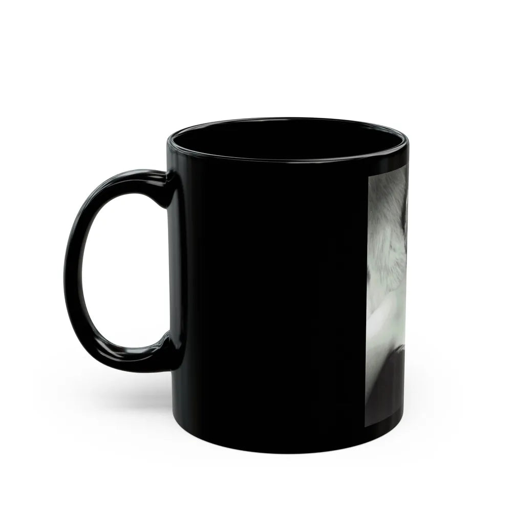 Sheree North #292 (Vintage Female Icon) Black Coffee Mug-Go Mug Yourself