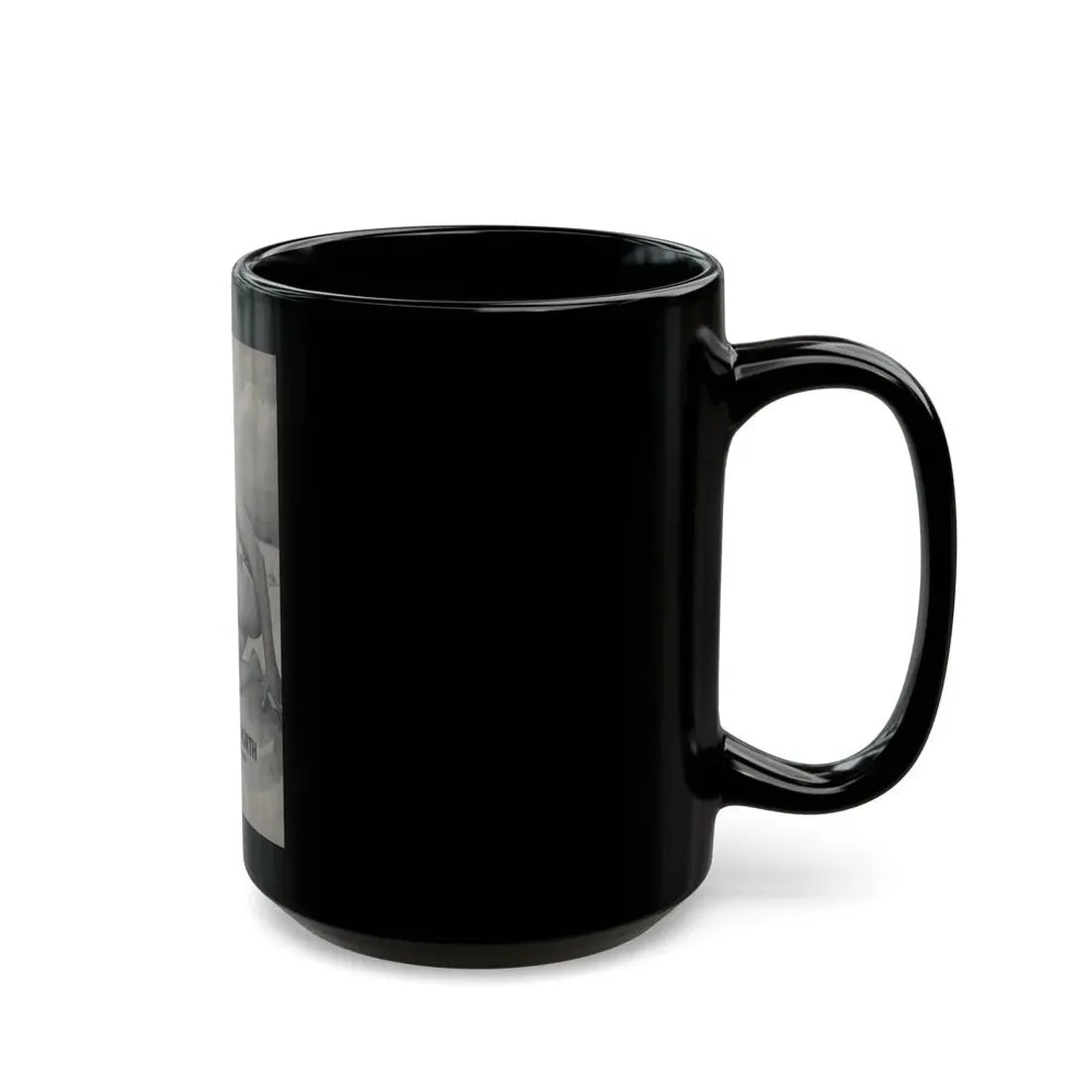Sheree North #293 - PHOTO Mag. Feb. '54 - 1 B&W Inside Cover Photo (Vintage Female Icon) Black Coffee Mug - Go Mug Yourself