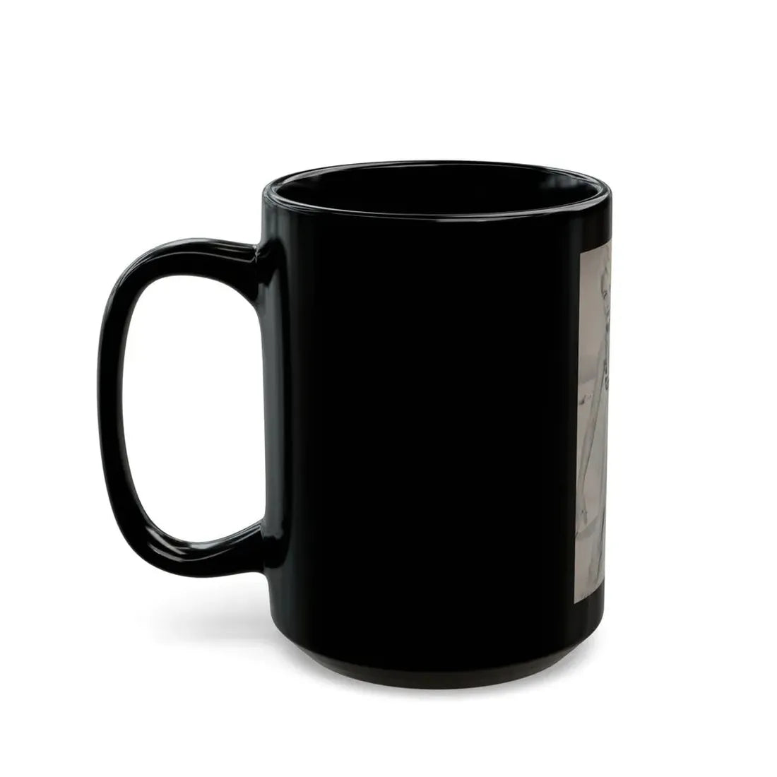 Sheree North #293 - PHOTO Mag. Feb. '54 - 1 B&W Inside Cover Photo (Vintage Female Icon) Black Coffee Mug - Go Mug Yourself