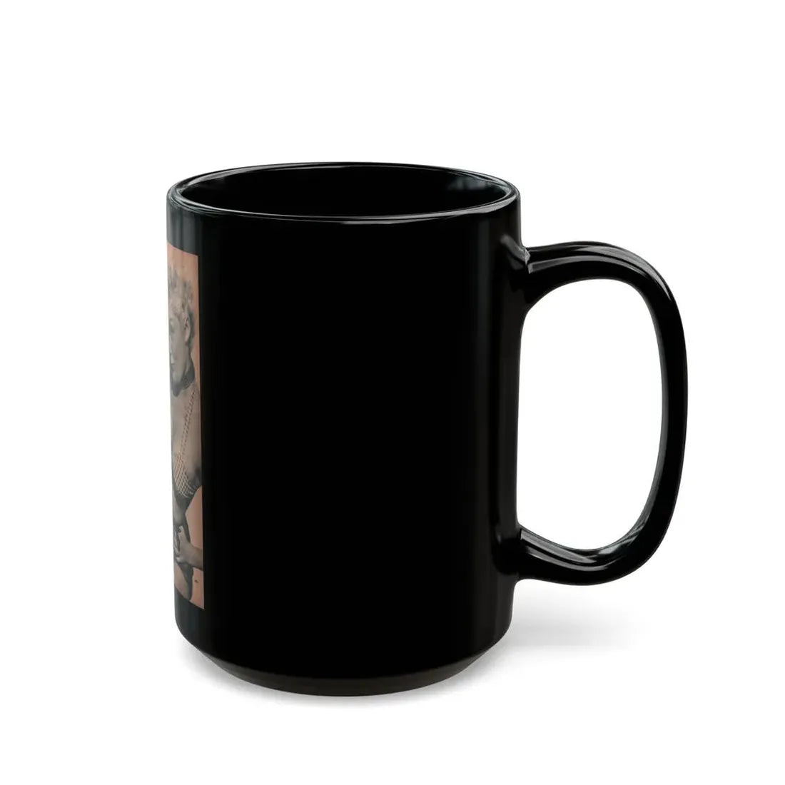 Sheree North #294 - PHOTO Mag. Feb. '54 - 1 B&W Photo (Vintage Female Icon) Black Coffee Mug - Go Mug Yourself