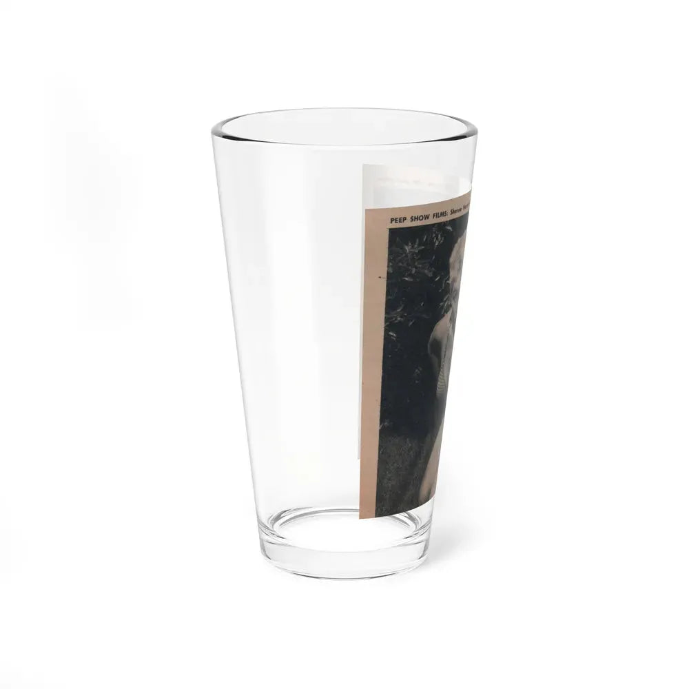 Sheree North #301 - Picture Scope Digest Mag. March '53 - 1 B&W Photo & Caption (Vintage Female Icon) Pint Glass 16oz - Go Mug Yourself
