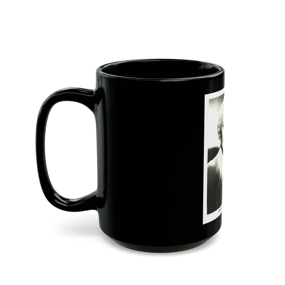 Sheree North #304 (Vintage Female Icon) Black Coffee Mug-Go Mug Yourself