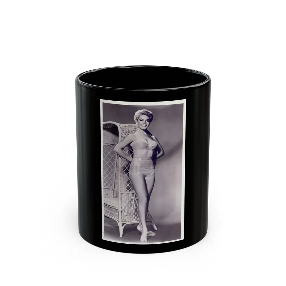 Sheree North #311 (Vintage Female Icon) Black Coffee Mug-11oz-Go Mug Yourself
