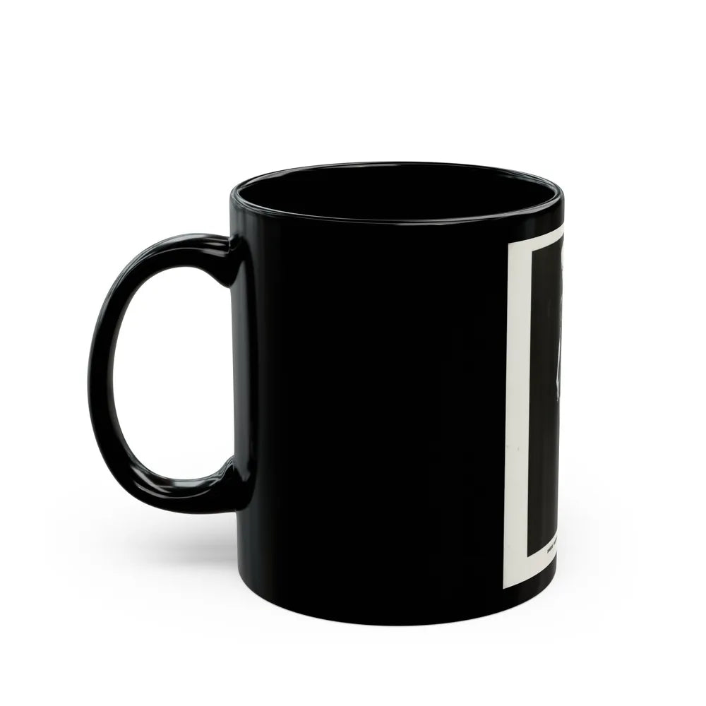 Sheree North #319 (Vintage Female Icon) Black Coffee Mug-Go Mug Yourself