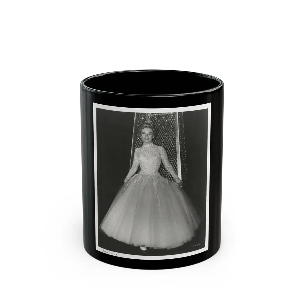Sheree North #328 (Vintage Female Icon) Black Coffee Mug-11oz-Go Mug Yourself