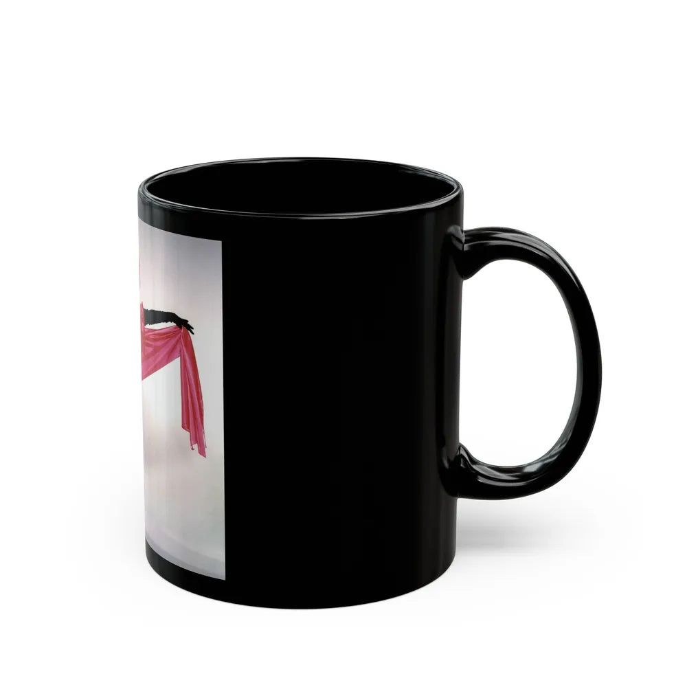 Sheree North #329 (Vintage Female Icon) Black Coffee Mug-Go Mug Yourself