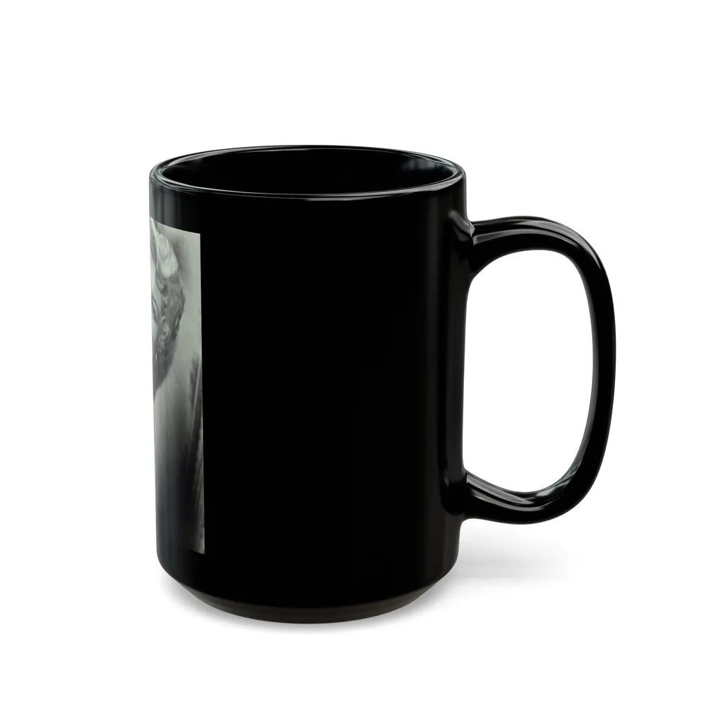Sheree North #335 (Vintage Female Icon) Black Coffee Mug-Go Mug Yourself