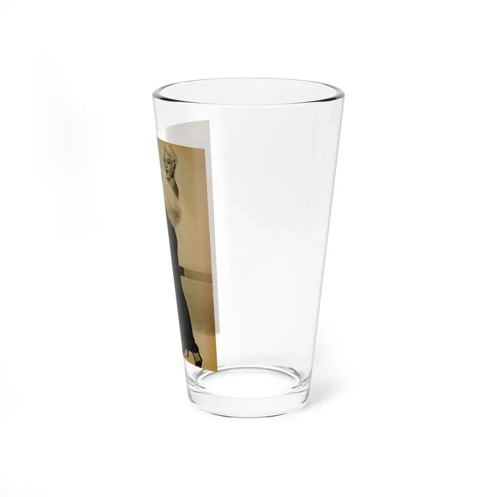 Sheree North #343 - 1 8x10 Page of B&W Glamour Photo with, Short Article from Movie Star Magazine Circa 1950's (Vintage Female Icon) Pint Glass 16oz - Go Mug Yourself