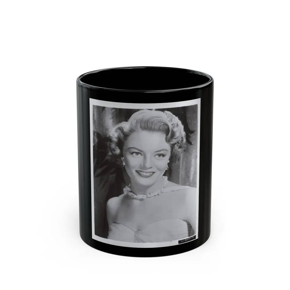 Sheree North #349 - 8x10 Vintage B&W Upper Body Photo1 (Vintage Female Icon) Black Coffee Mug-11oz-Go Mug Yourself