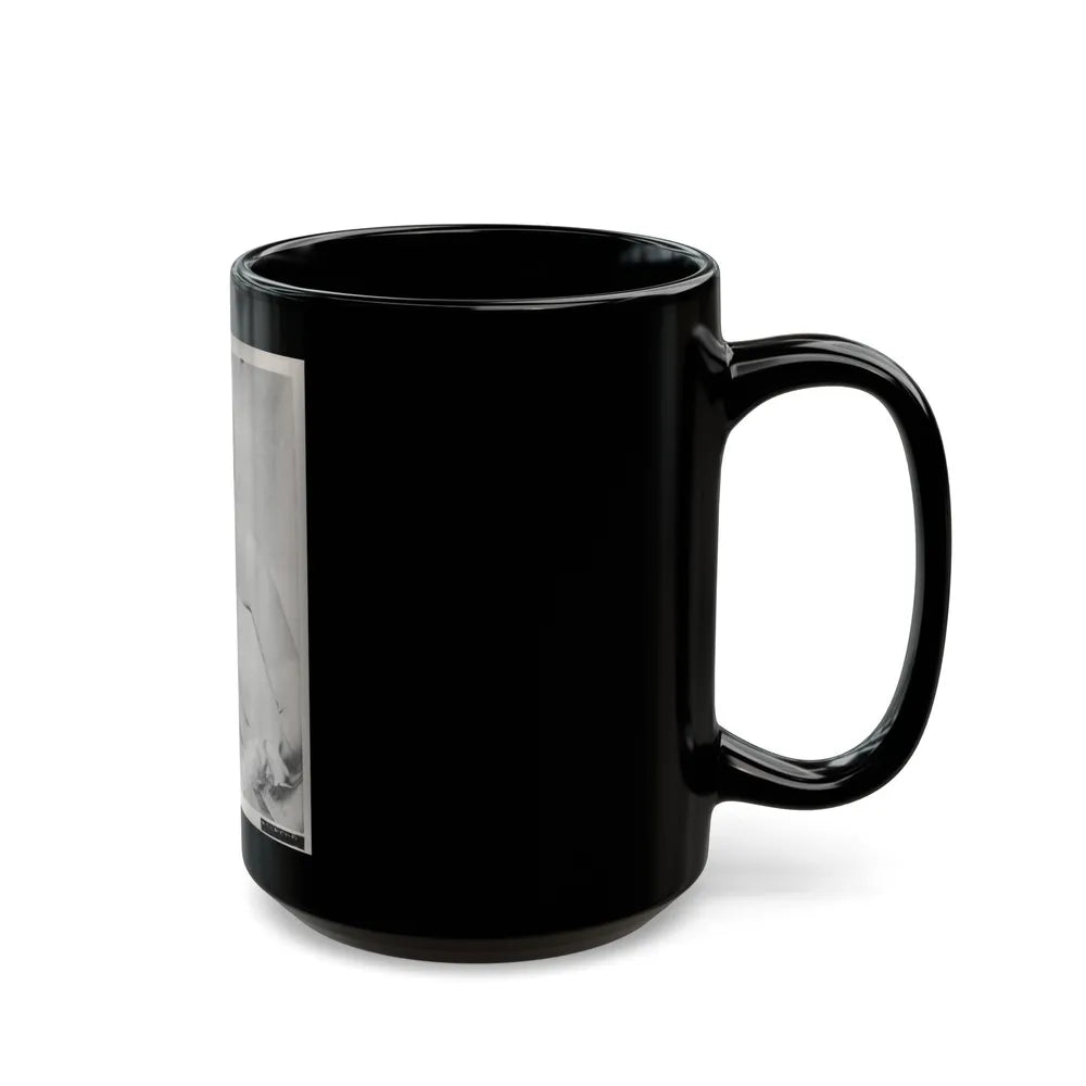 Sheree North #351 - 8x10 Vintage B&W Upper Body Photo (Vintage Female Icon) Black Coffee Mug-Go Mug Yourself