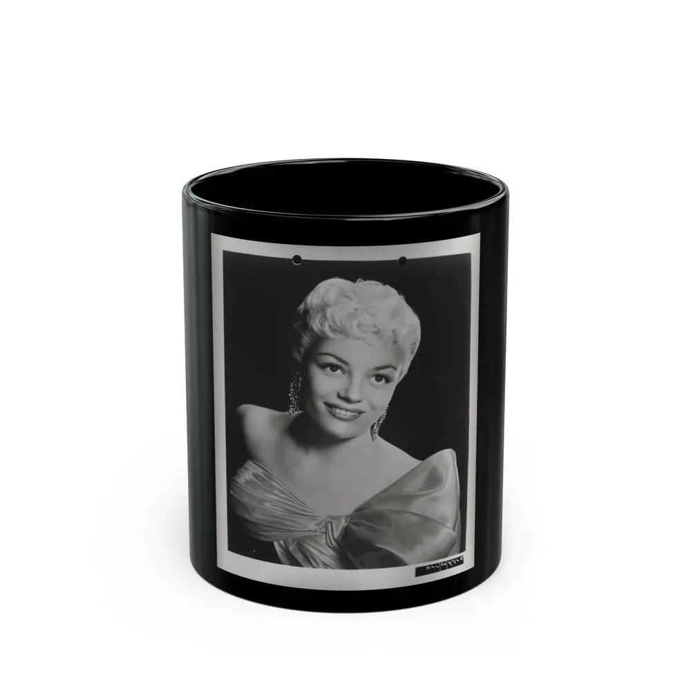 Sheree North #353 - 8x10 Vintage B&W Upper Body Photo (Vintage Female Icon) Black Coffee Mug-11oz-Go Mug Yourself